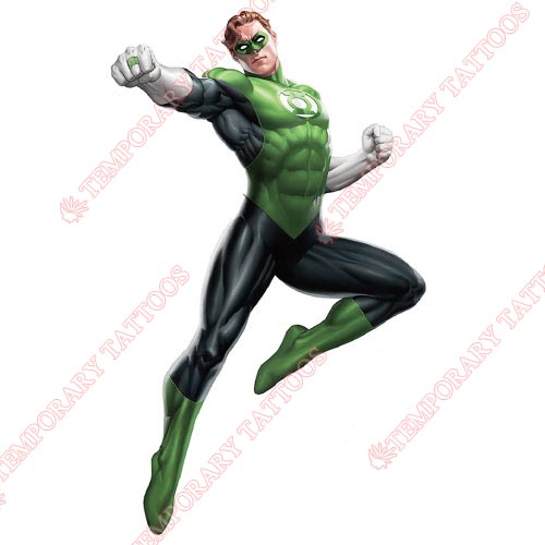 Green Lantern Customize Temporary Tattoos Stickers NO.147